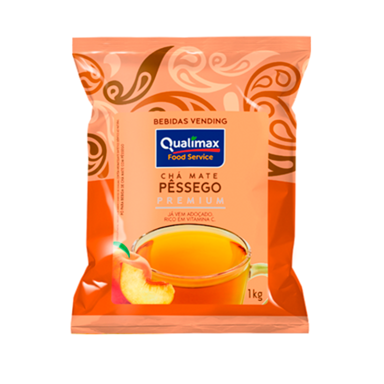 Chá Mate Pessego Qualimax